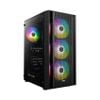 Vỏ Case Gamdias Aura GC2 Đen Kèm 4 Fan ARGB
