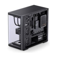 Vỏ Case Jonsbo D300 M-ATX Đen Kính Cong