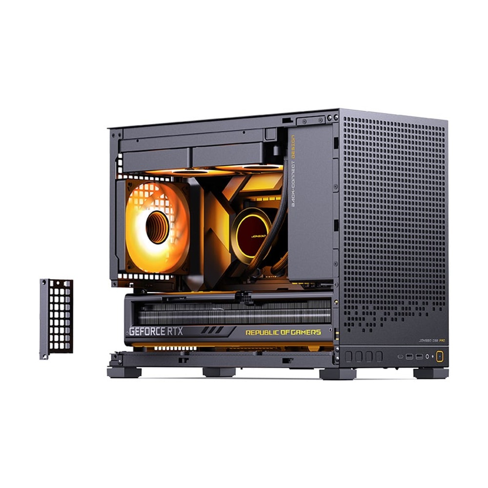 Vỏ Case Jonsbo D32 Pro Black (MINI Matx, Màu Đen)
