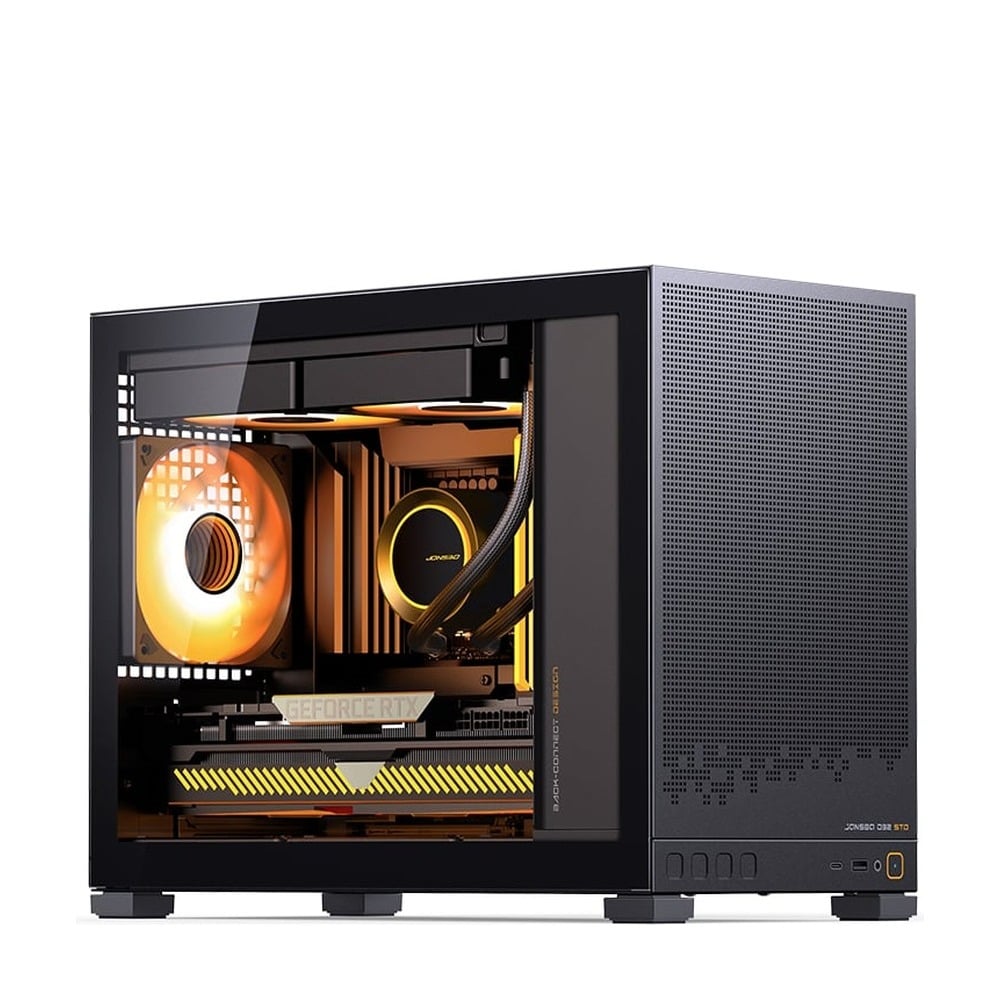 Vỏ Case Jonsbo D32 STD Black (MINI Matx, Màu Đen)