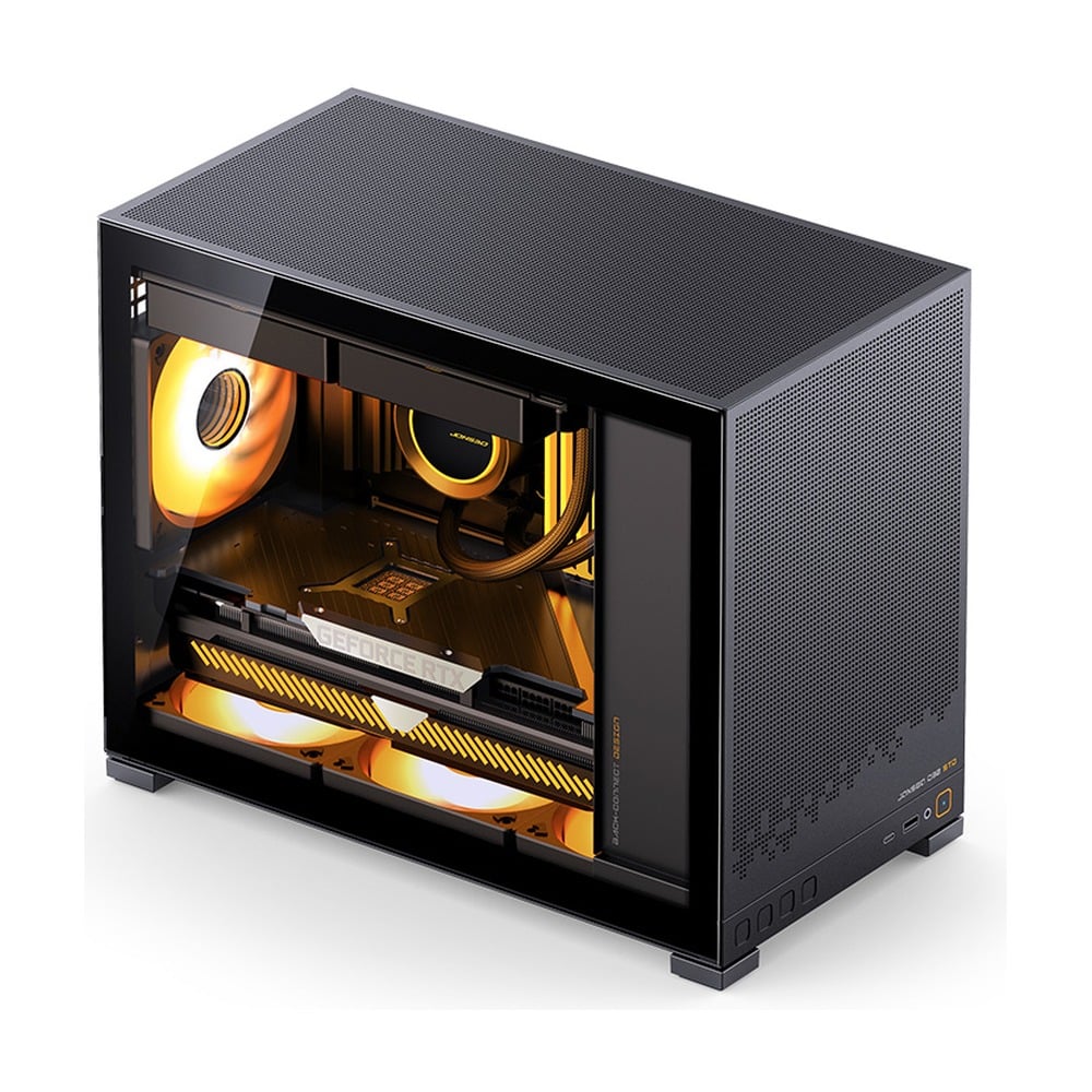 Vỏ Case Jonsbo D32 STD Black (MINI Matx, Màu Đen)
