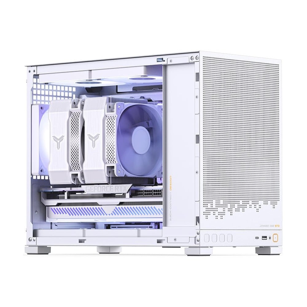 Vỏ Case Jonsbo D32 STD White (MINI Matx, Màu Trắng)