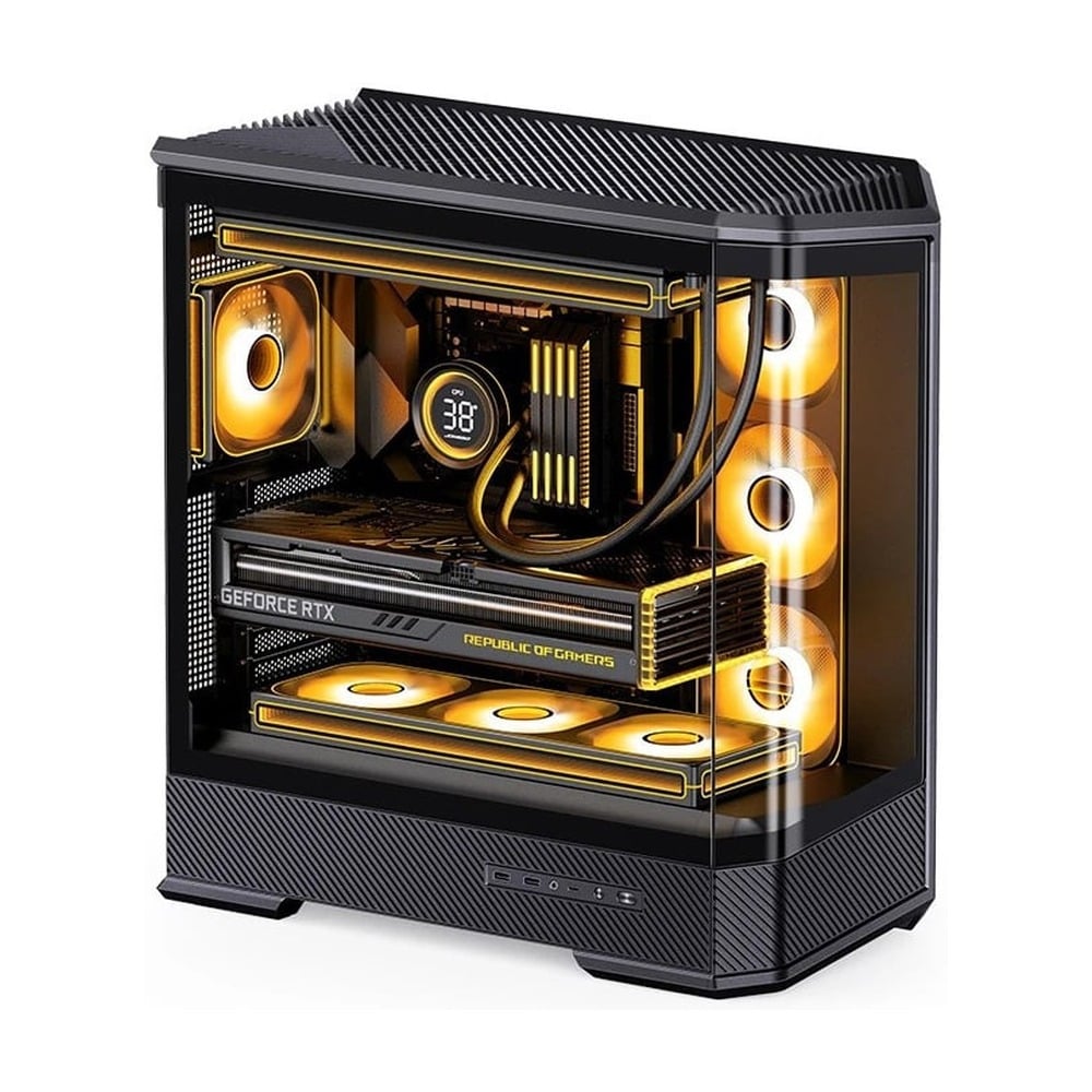 Vỏ Case Jonsbo D400 ATX Đen