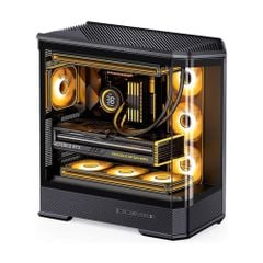 Vỏ Case Jonsbo D400 ATX Đen