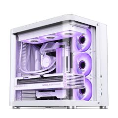 Vỏ Case JONSBO TK-2 WHITE ATX (MID TOWER, MÀU TRẮNG, KÍNH CONG)