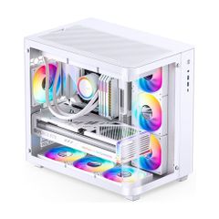 Vỏ Case Jonsbo TK-3 White (ATX,Mid Tower,Màu Trắng,Kính Cong)