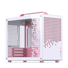 Vỏ Case JONSBO Z20 White Pink (Mini MATX, Màu Trắng Hồng)