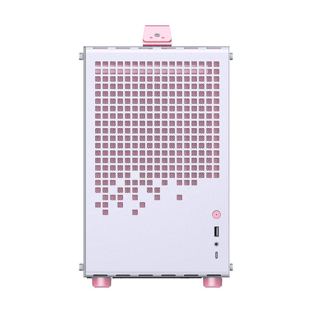 Vỏ Case JONSBO Z20 White Pink (Mini MATX, Màu Trắng Hồng)
