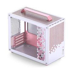 Vỏ Case JONSBO Z20 White Pink (Mini MATX, Màu Trắng Hồng)