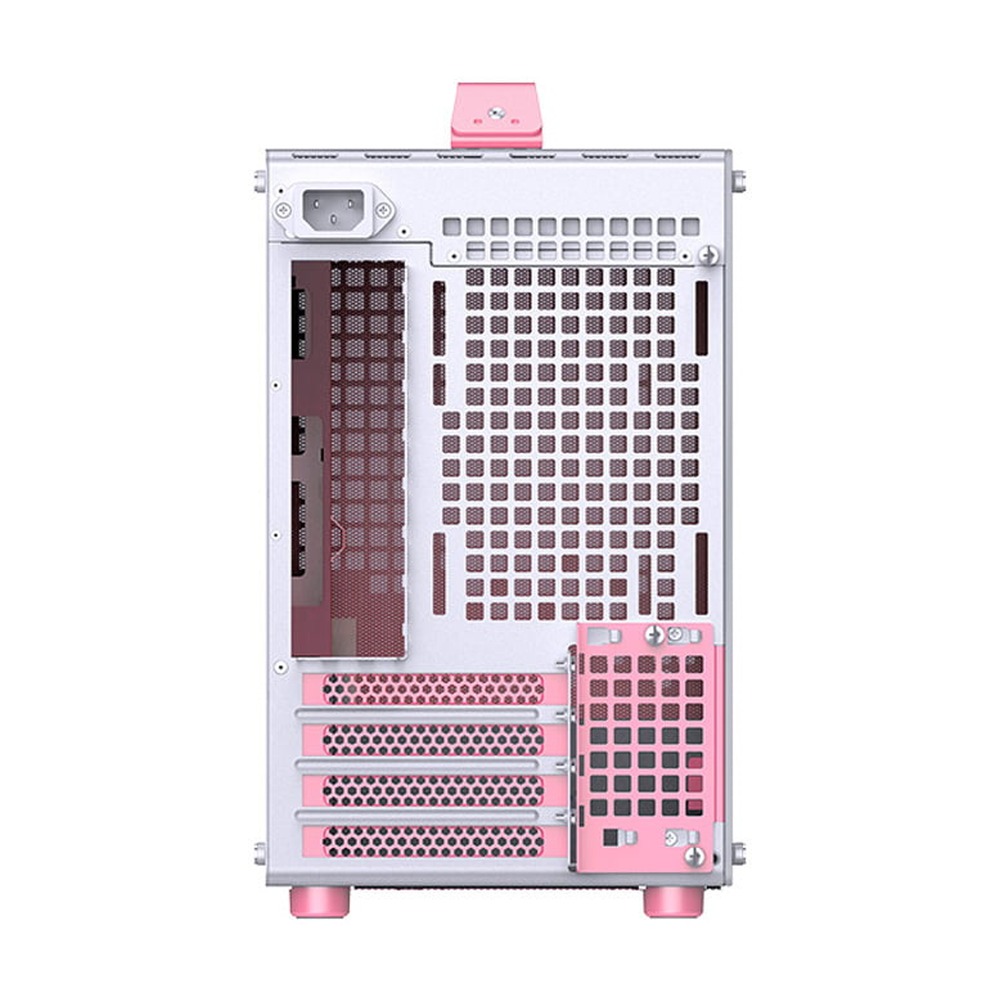 Vỏ Case JONSBO Z20 White Pink (Mini MATX, Màu Trắng Hồng)