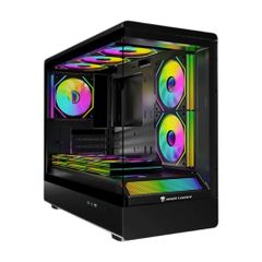 Vỏ Case Leopard MS-01  Đen Không Kèm Fan RGB