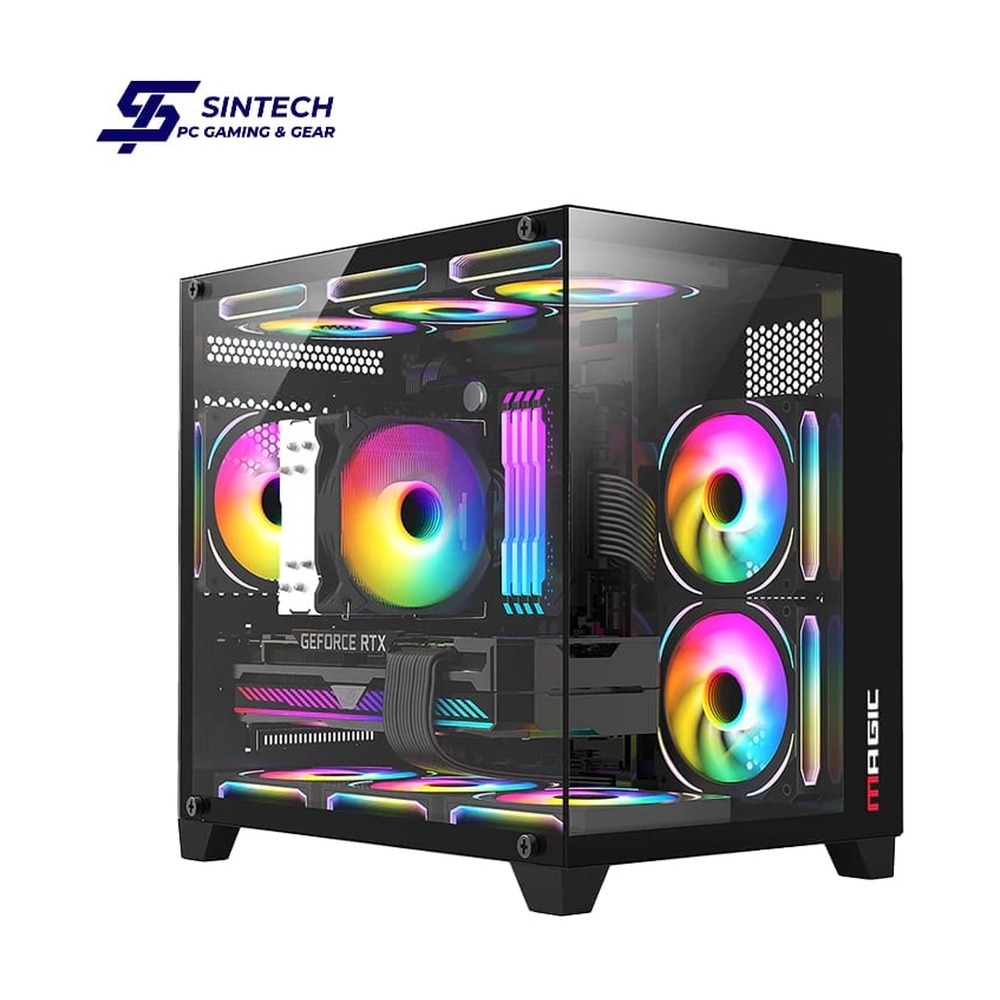 Vỏ Case MAGIC AQUA M ULTRA Plus M-ATX/ITX Đen