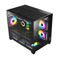 Vỏ Case Magic Aqua M Ultra Pro Full Micro ATX/AIO 360 Top Đen