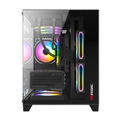 Vỏ Case Magic Aqua M Ultra Pro Full Micro ATX/AIO 360 Top Đen