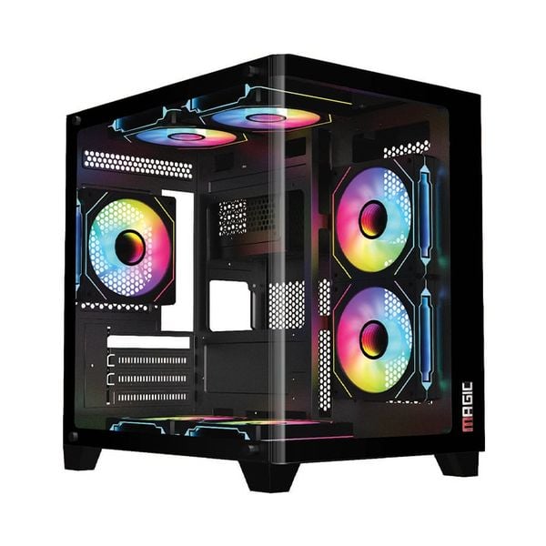 Vỏ Case MAGIC GM-02 CURVED (M-ATX) Đen