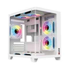 Vỏ Case MAGIC GM-02 CURVED (M-ATX) Trắng