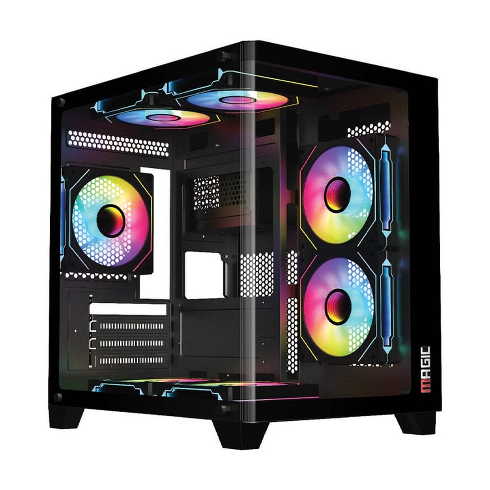 Vỏ Case MAGIC GM-02 CURVED (M-ATX) Đen