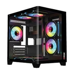 Vỏ Case MAGIC GM-02 CURVED (M-ATX) Đen