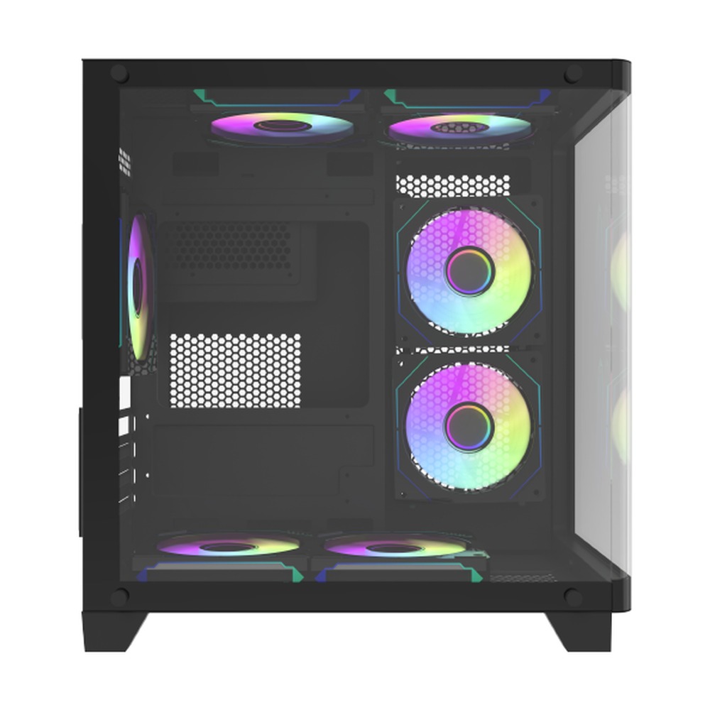 Vỏ Case MAGIC GM-02 CURVED (M-ATX) Đen