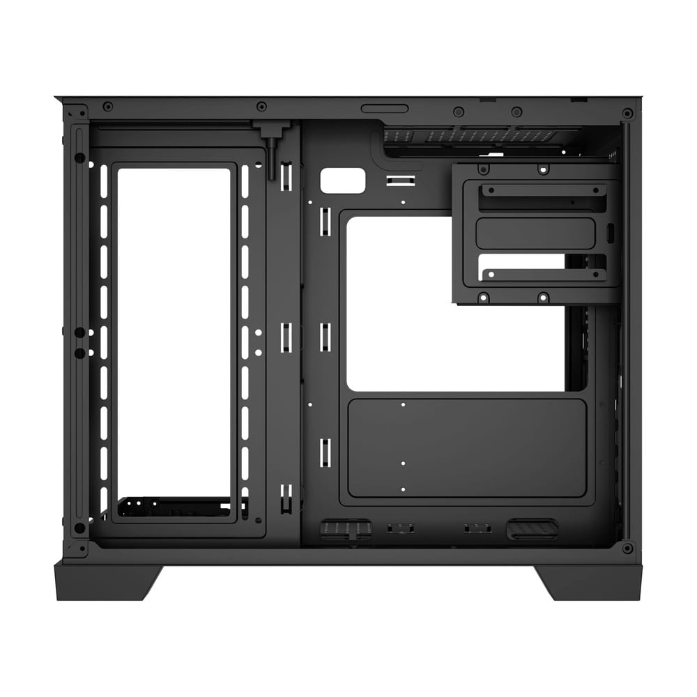Vỏ Case MAGIC GM-06L PRO M-ATX, SẴN DẢI LED RGB OR ARGB Đen
