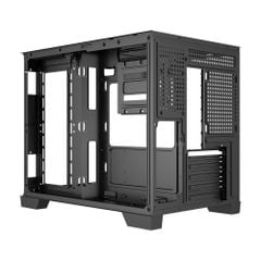 Vỏ Case MAGIC GM-06L PRO M-ATX, SẴN DẢI LED RGB OR ARGB Đen
