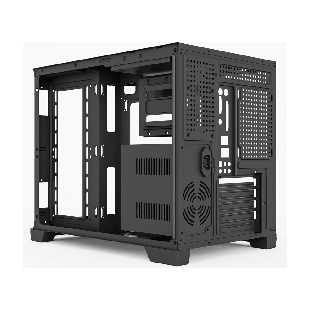 Vỏ Case MAGIC GM-08L PRO M-ATX, SẴN DẢI LED RGB OR ARGB Đen