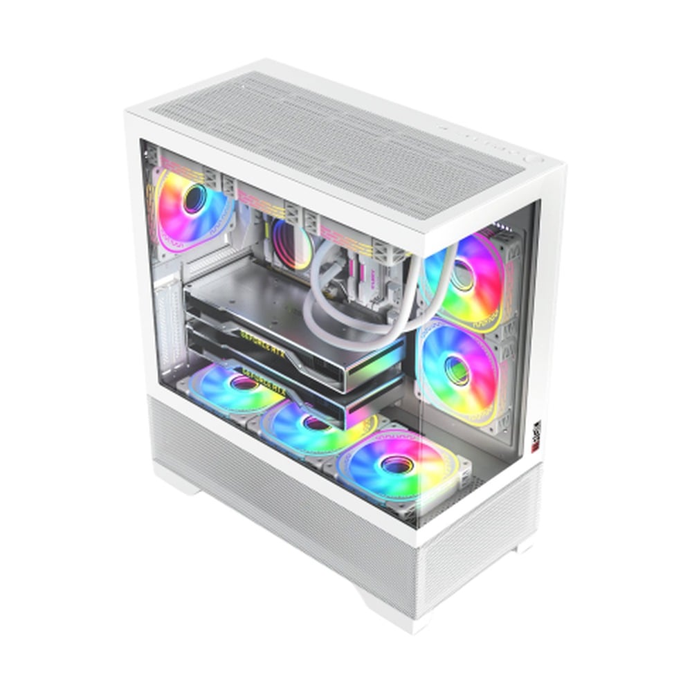 Vỏ Case MAGIC Mix Full Tower E-ATX Trắng