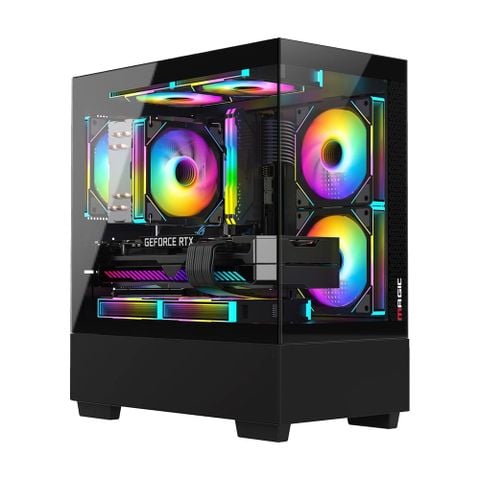 Vỏ Case Magic MIX Tower M-ATX/ITX Đen