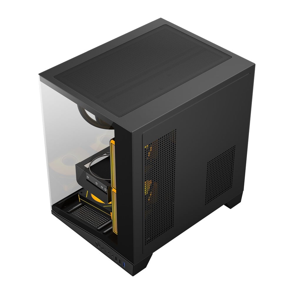 Magic Zero Plus đen góc sau, hông phải có lỗ thoáng khí