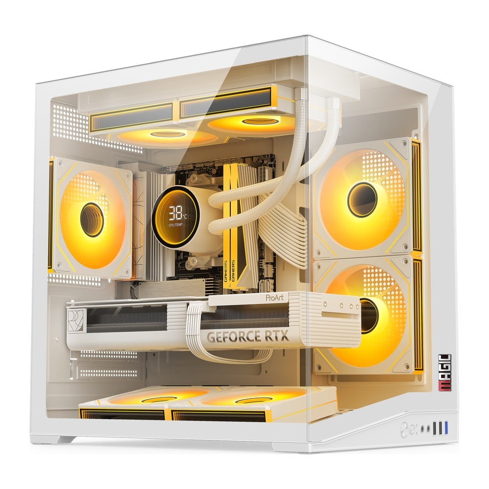 Vỏ Case Magic Zero Plus M-ATX/ITX Trắng