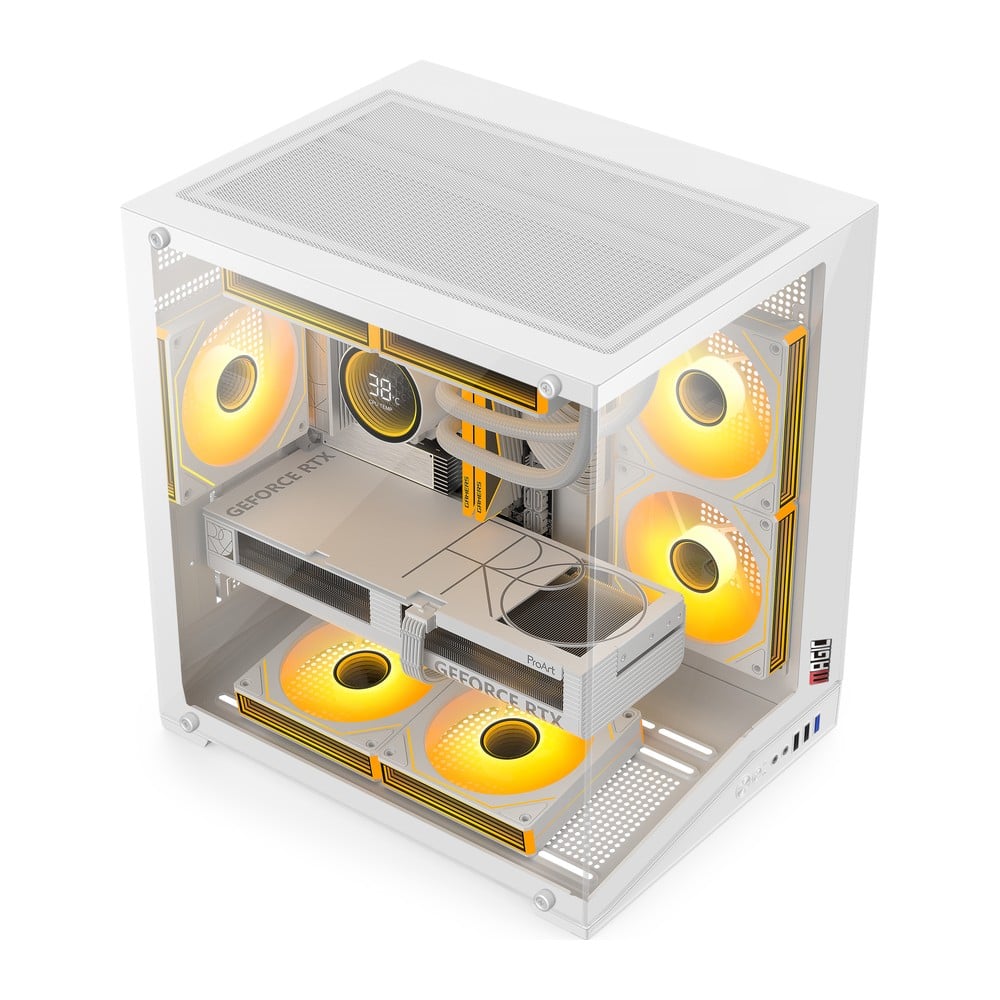 Vỏ Case Magic Zero Plus M-ATX/ITX Trắng