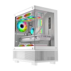 Vỏ Case MIK Aether Gaming Trắng Không Kèm Fan