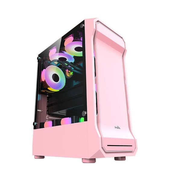 Vỏ Case MIK AH01 ATX/M-ATX Hồng
