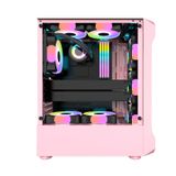 Vỏ Case MIK AH01 ATX/M-ATX Hồng