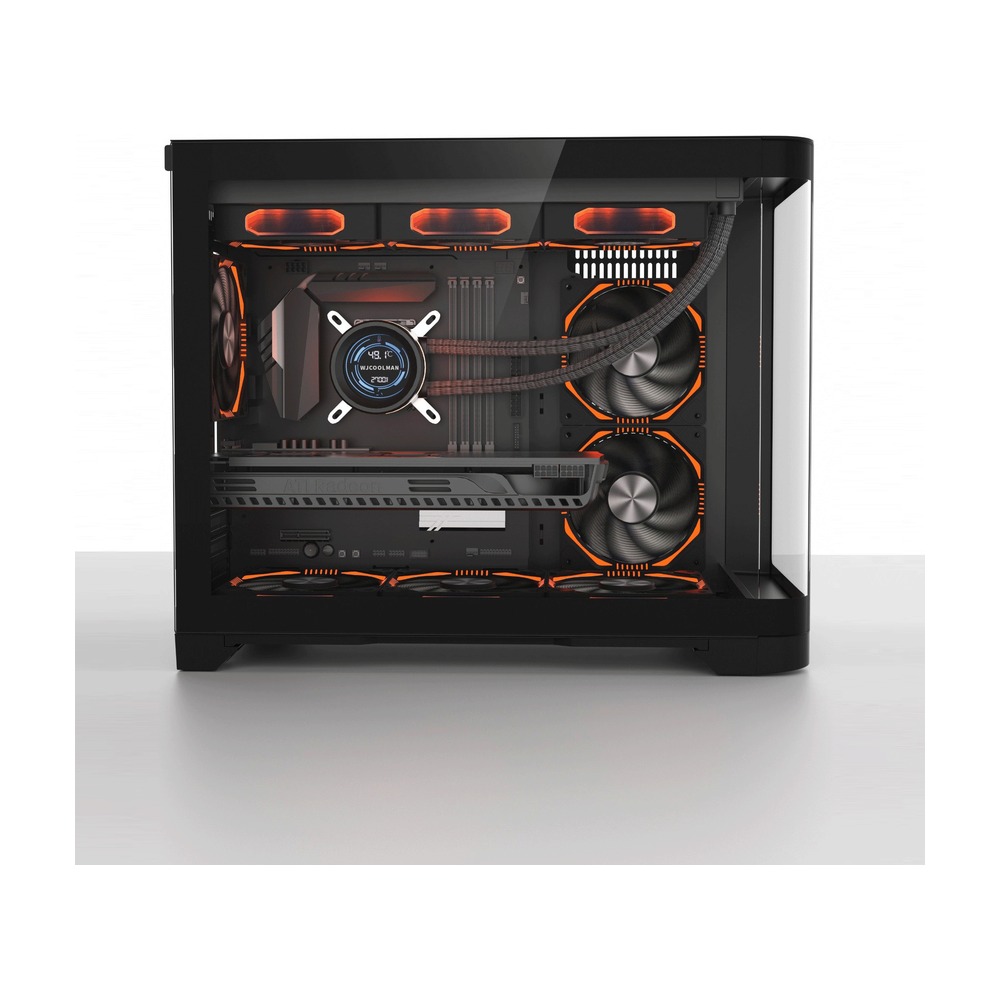 Vỏ Case MIK Focalors ATX / Micro-ATX / Mini-ITX Không Kèm Fan Đen