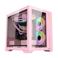 Vỏ Case MIK LV12 Mini Elite ITX/M-ATX Hồng