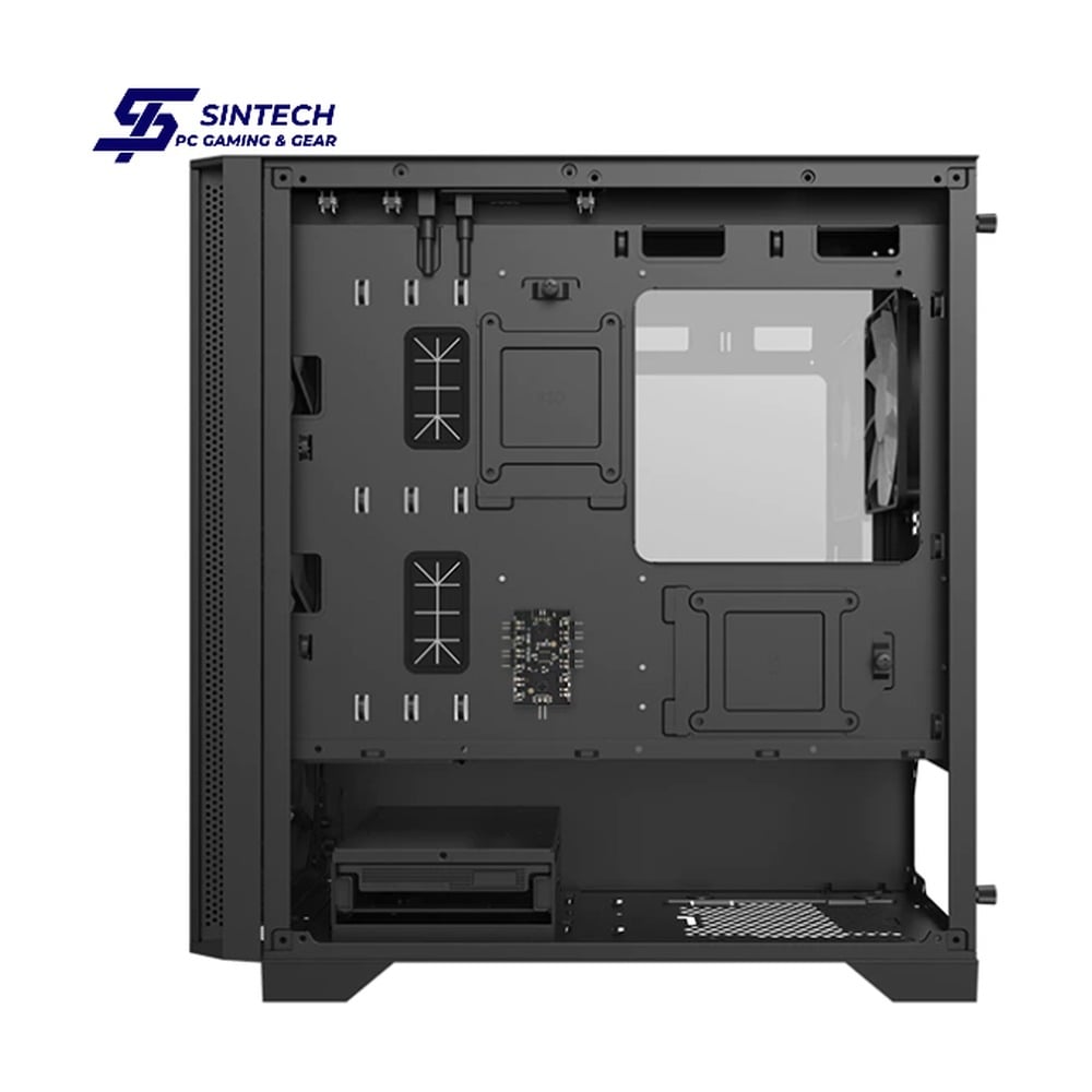 Vỏ Case Montech Air 100 ARGB M-ATX/Mid Tower Đen Kèm 4 Fan ARGB