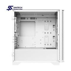 Vỏ Case Montech Air 100 ARGB M-ATX/Mid Tower Trắng Kèm 4 Fan ARGB