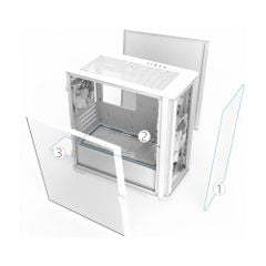 Vỏ Case Montech Air 100 Lite M-ATX/ITX Trắng