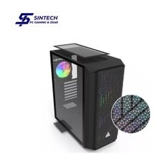 Vỏ Case Montech Air X ARGB E-ATX/ATX/M-ATX/ITX Đen Kèm Fan