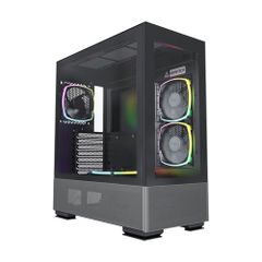 Vỏ Case MONTECH SKY TWO ATX/Mid Tower Đen Kèm sẵn 4 Fan RGB