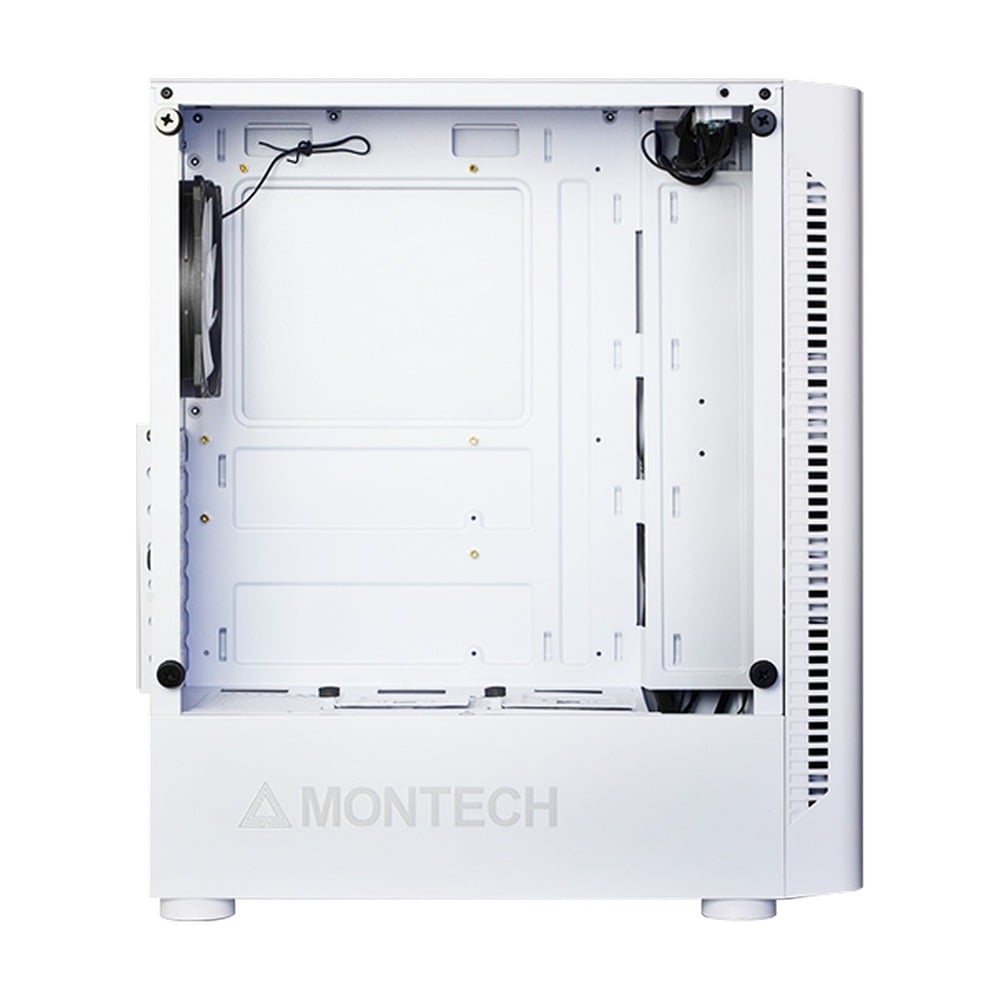 Vỏ Case Montech X1 ATX/M-ATX/ITX Trắng Kèm Fan