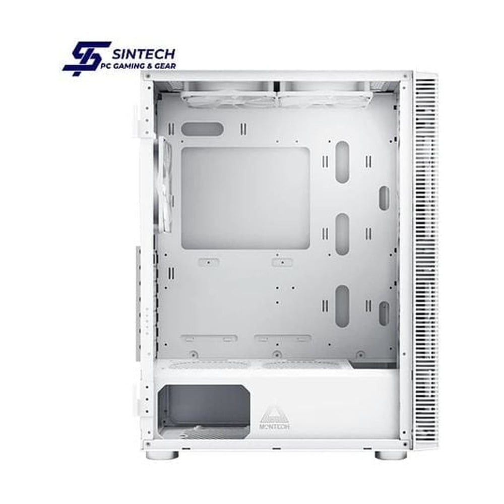 Vỏ Case Montech X2 MESH ATX/M-ATX/ITX Trắng Kèm Fan