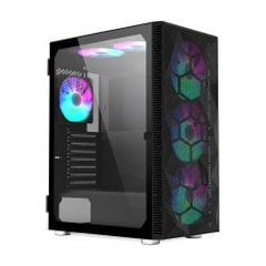 Vỏ Case Montech X3 Mesh ATX/M-ATX/ITX Đen Kèm Fan
