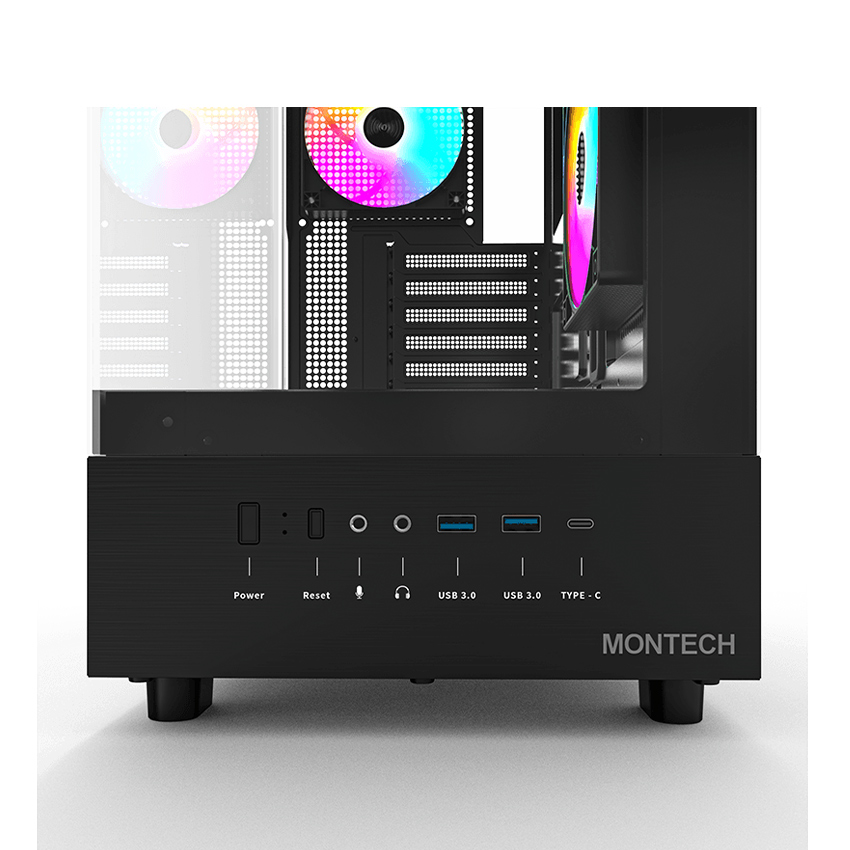 Vỏ Case Montech XR Đen