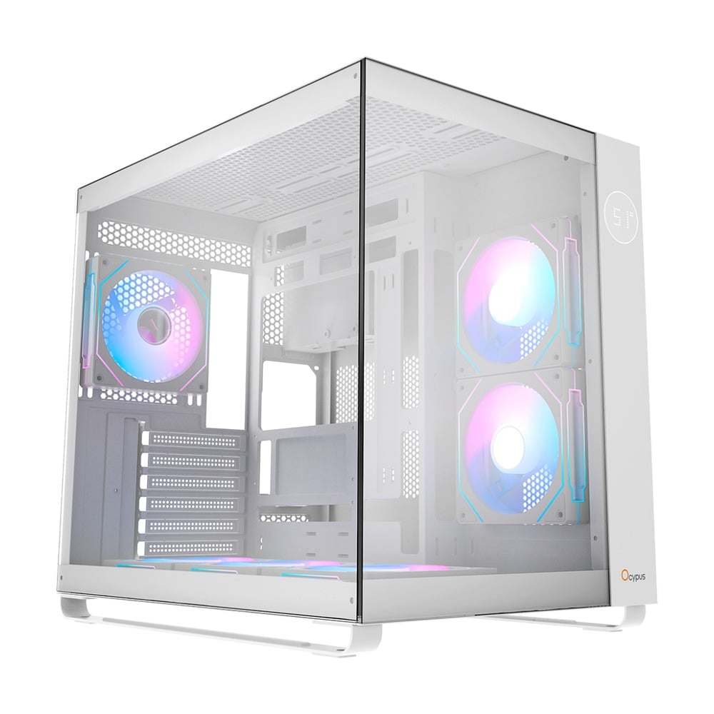 Vỏ Case Ocypus Iota C70 Trắng Sẵn 3 Fan ARGB