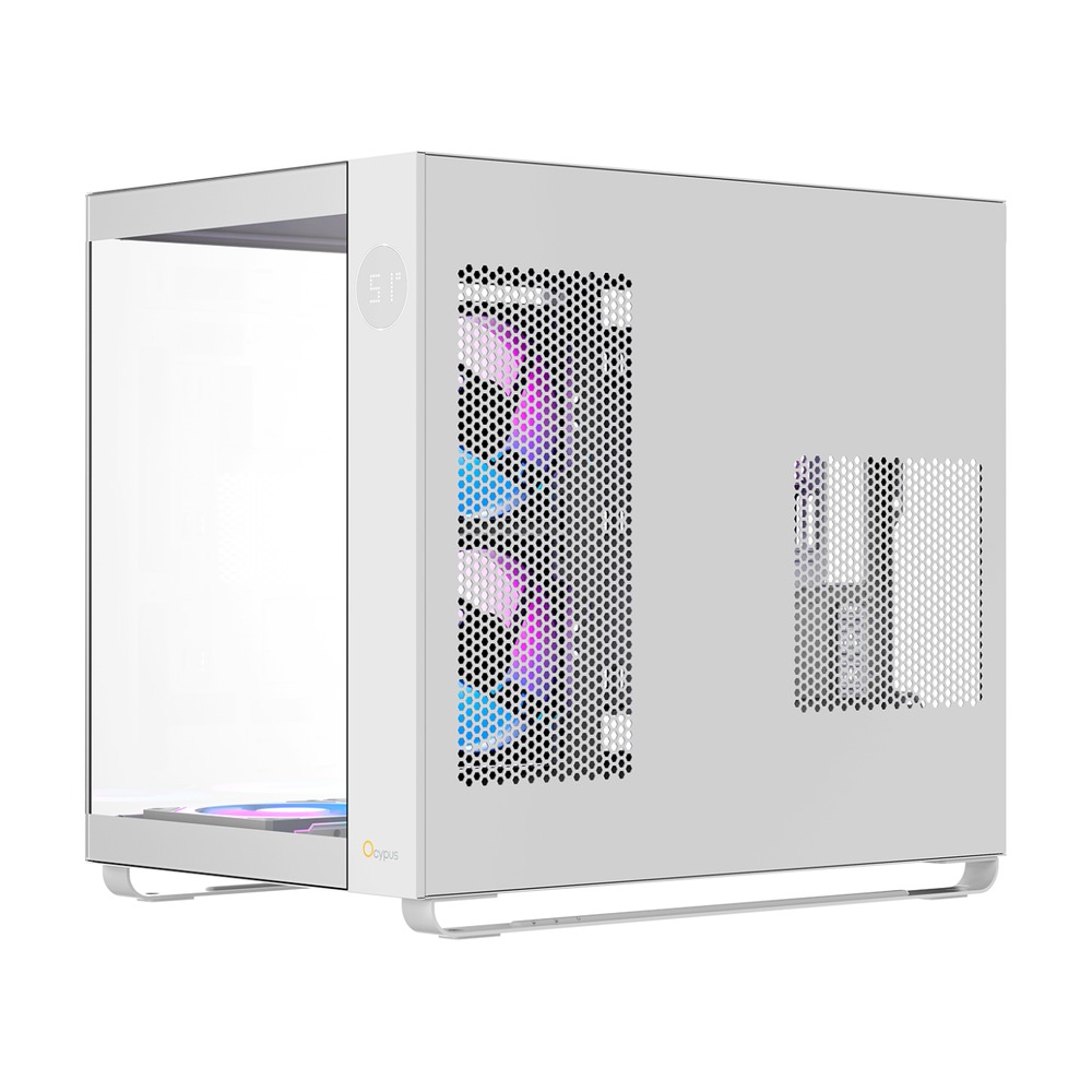 Vỏ Case Ocypus Iota C70 Trắng Sẵn 3 Fan ARGB