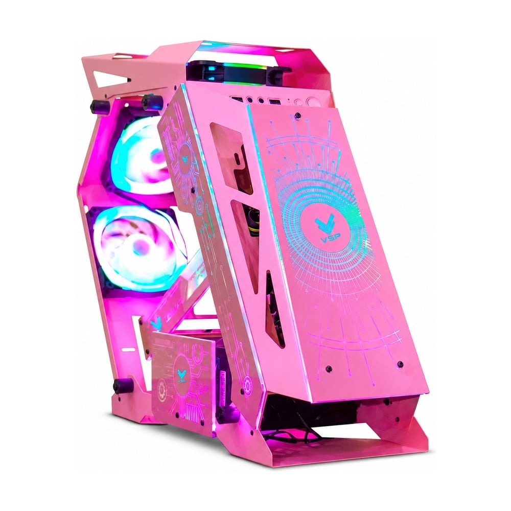 Vỏ Case VSP ESPORT ROG ES1 M-ATX/ITX Hồng