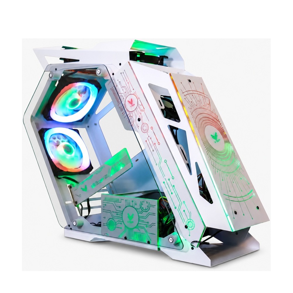 Vỏ Case VSP ESPORT ROG ES1 M-ATX/ITX Trắng