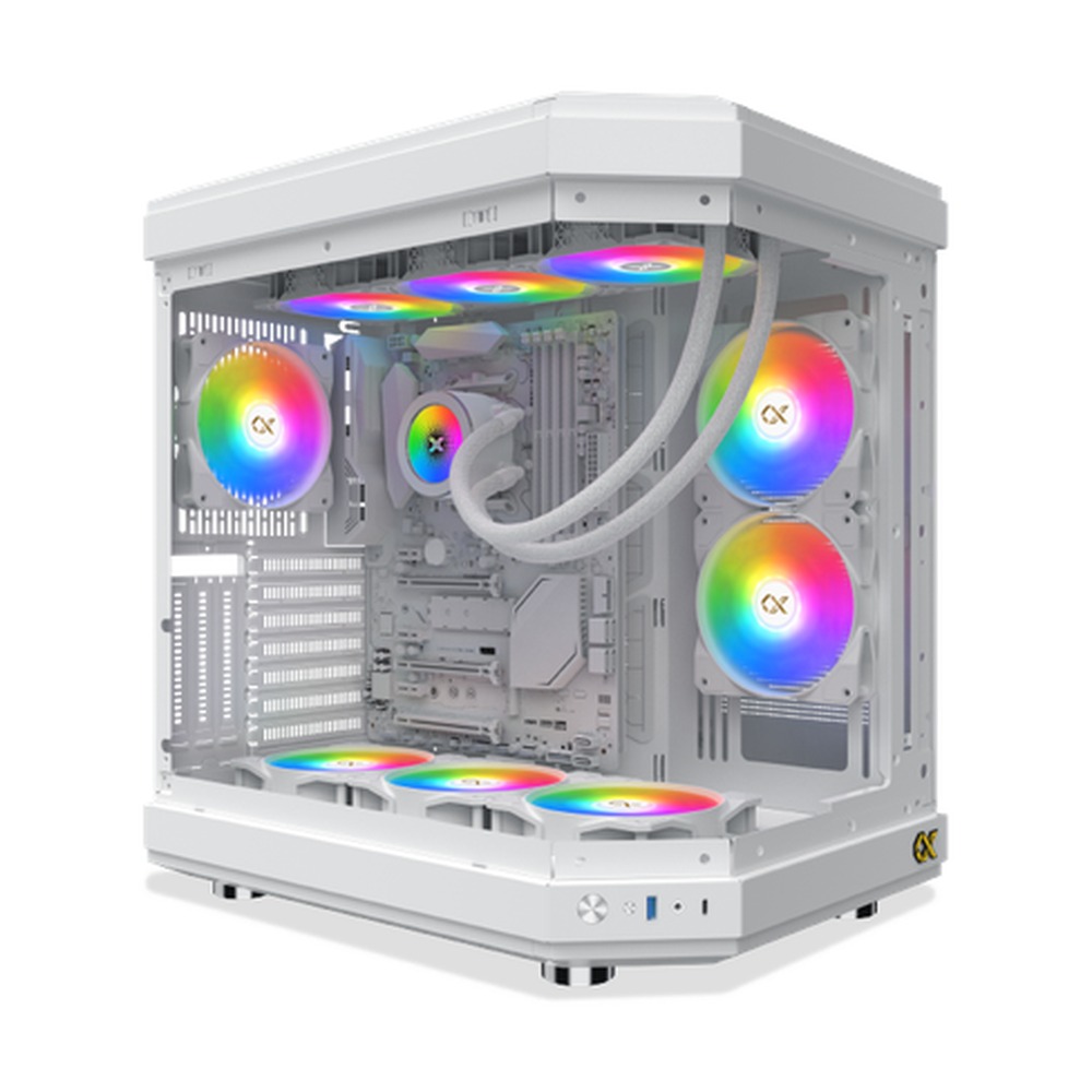 Vỏ Case XIGMATEK CUBI E-ATX/ATX/M-ATX/ITX Trắng